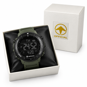 RELOJ TACTICO CON BAROMETRO DE SUPERVIVENCIA OFFICIAL